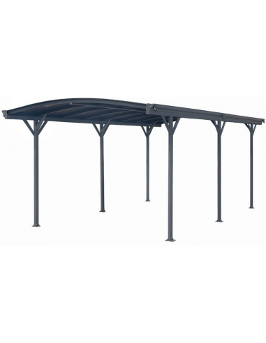 falo carport i aluminium og polycarbonat antracit