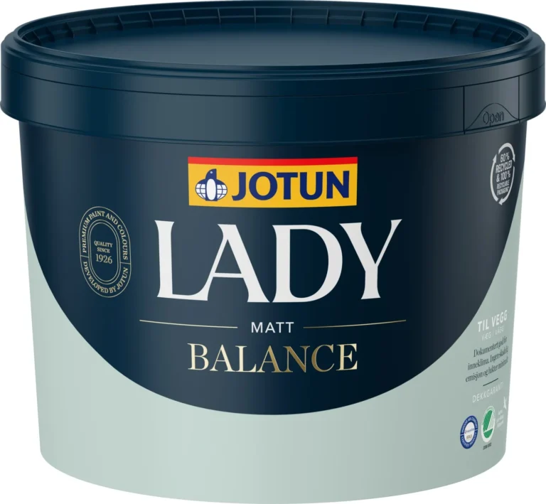 Jotun Lady Balance Glans 5 - Allergivenlig Loft & Vægmaling
