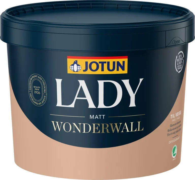 Jotun Lady Wonderwall Glans 5 - Robust & Vaskbar Vægmaling