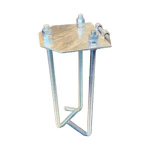 vippebelsag til glasfiber flagstang med vippebeslag