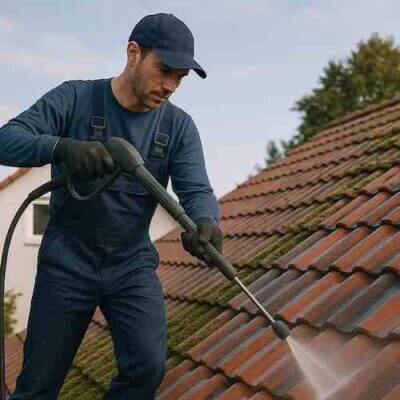 Algebehandling af tag af professionel algefirma