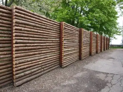 Raftehegn med Bark rafter