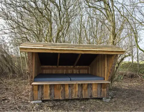 Tiset shelter lærk usamlet saml selv shelter